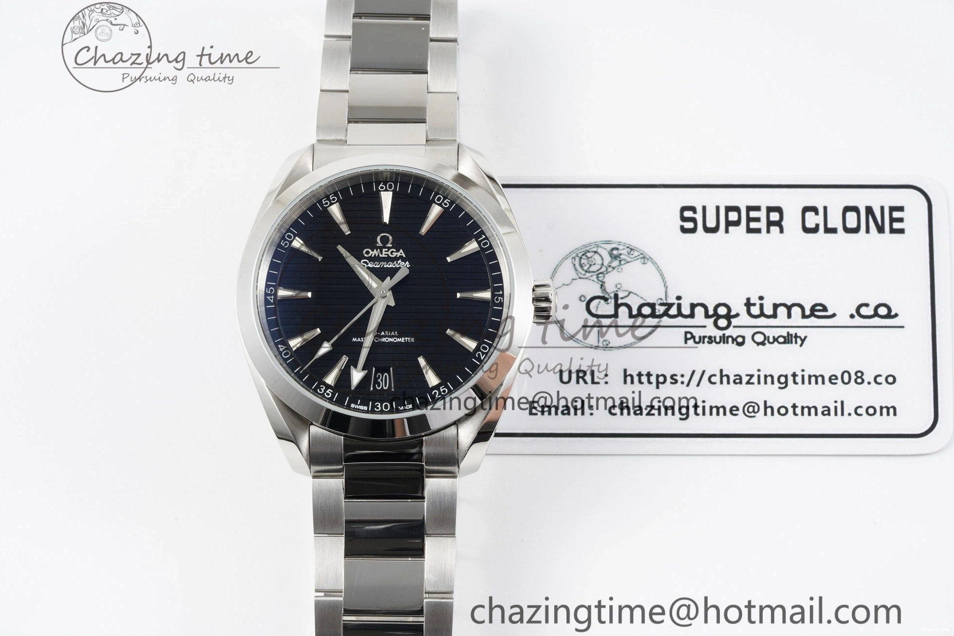 1227 MultiPurpose Aqua Terra 150M SS JQK 1:1 Best Edition Black Dial SS Hand on SS Bracelet A 7833